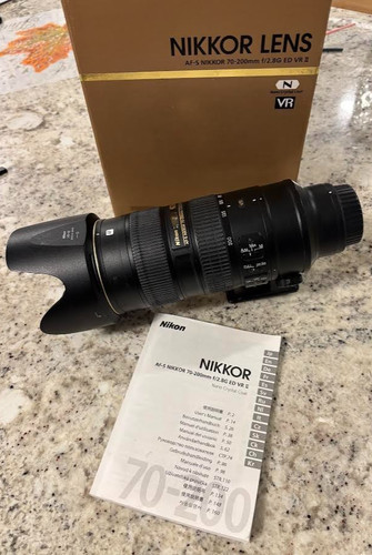 Nikon nikkor 70 200mm - nikon, af-s